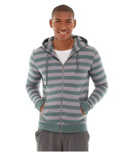 Ajax Full-Zip Sweatshirt -L-Green